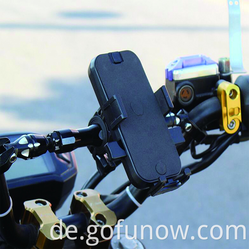 Großhandel PC Silicon Bike Motorcycle Motorxyxle Mobiltelefonhalterungsmontage Einstellbarer Elektromotter Telefonhalter G-Fun